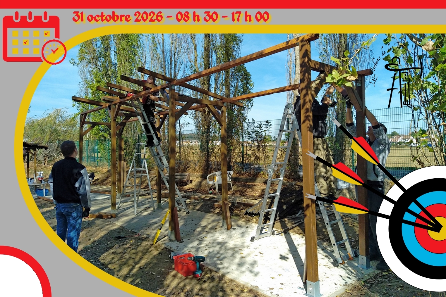 Travaux sur le terrain