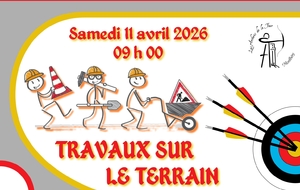 Travaux sur le terrain