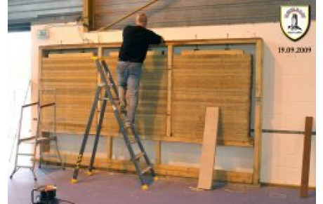 Le gymnase a retrouvé sa ciblerie