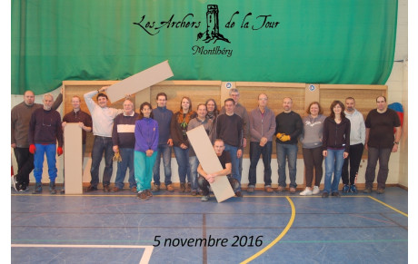 05.11.2016 - Les archers font le mur