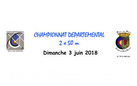 03.06.2018 - CD de l'Essonne 2 x 50 m