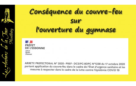 17.10.2020 - Couvre-feu