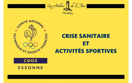 13.09.2021 - Crise sanitaire &amp; Activités sportives