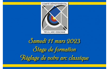 11.03.2023 - Stage du CDTAE